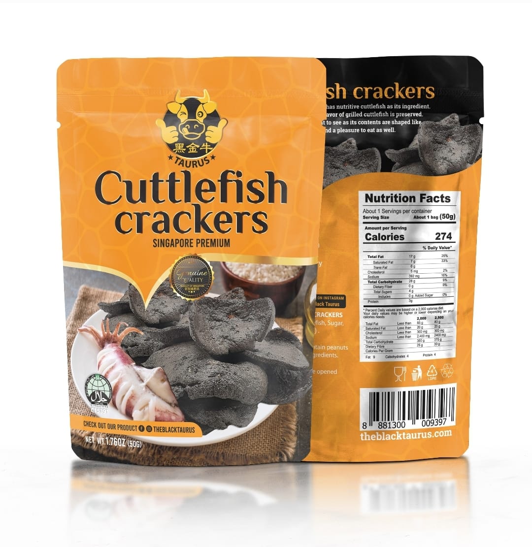 CuttleFish Crackers 50gm